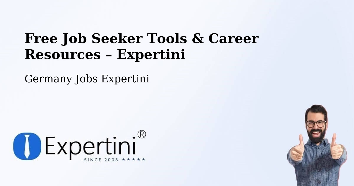 Free Job Seeker Tools & Career Resources – Nidda - Nidda, Germany Jobs Expertini