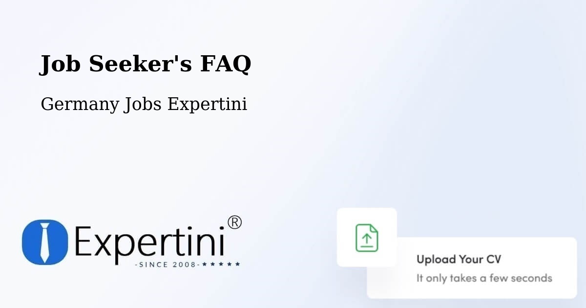 Job Seeker FAQ – Nidda - Germany Jobs Expertini