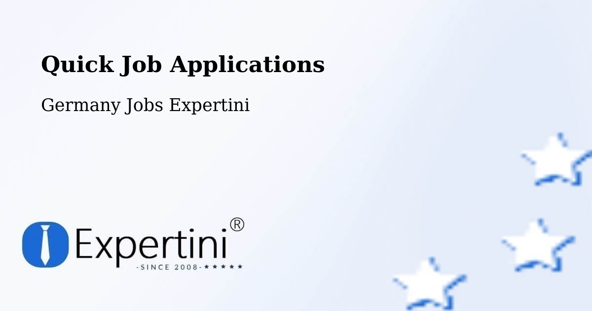 Quick Apply Feature – Nidda - Germany Jobs Expertini